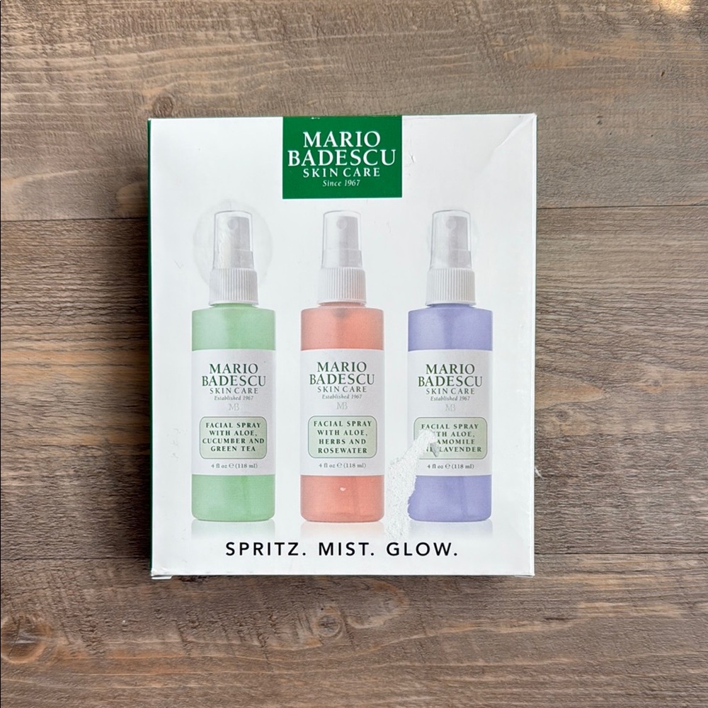 Mario Badescu Facial Spray Trio - Green, Pink, Purple